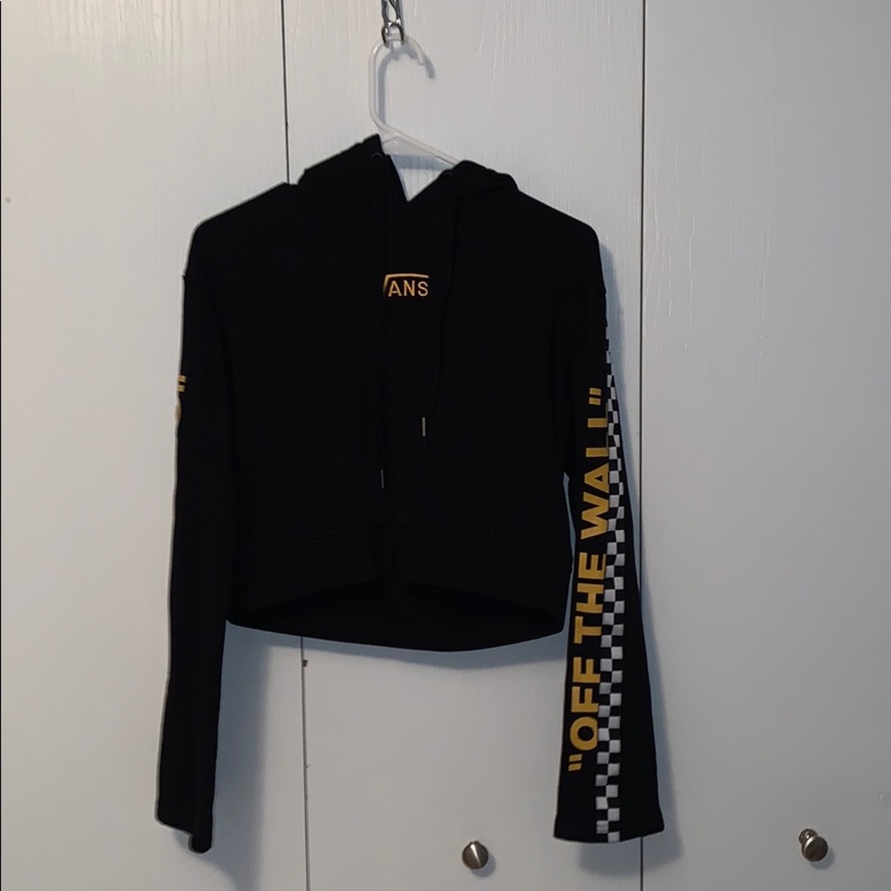Croped vans hoodie
